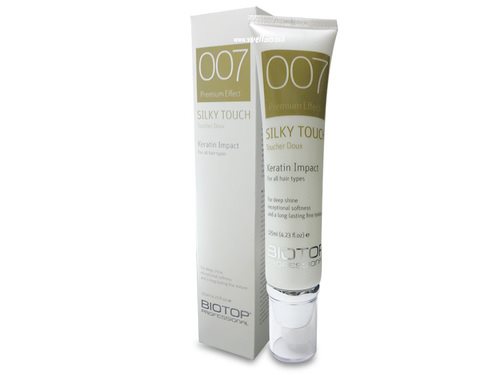 biotop 007 silky touch keratin impact 125ml ביוטופ סרום קרטין