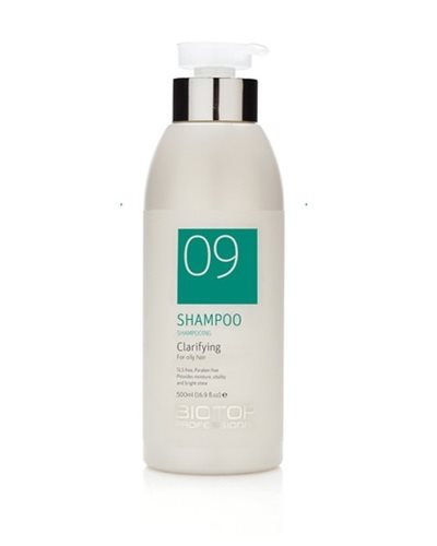 biotop 09 shampoo clarifing 500ml ביוטופ שמפו נגד קשקשים