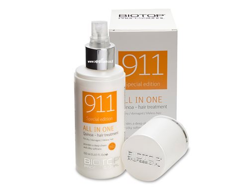 biotop 911 hair mask all in one quinoa 150ml ביוטופ אול אין וואן מסיכה לשיער