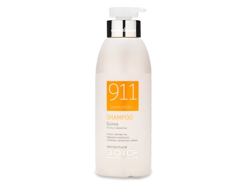 biotop 911 shampoo quinoa 500ml ביוטופ שמפו