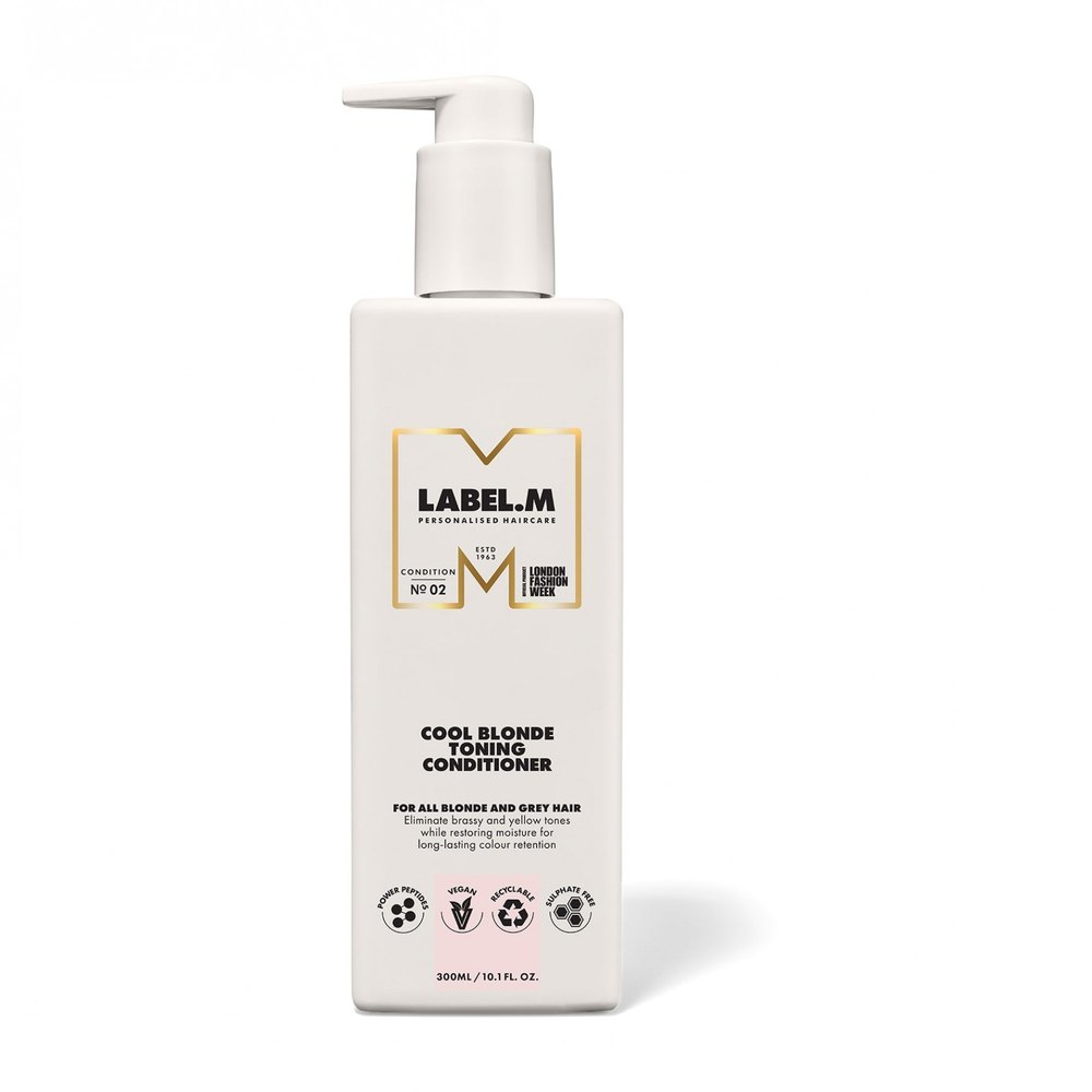 label.m Cool Blonde Toning Conditioner 300ml - לייבל מ מרכך סגול קול בלונד