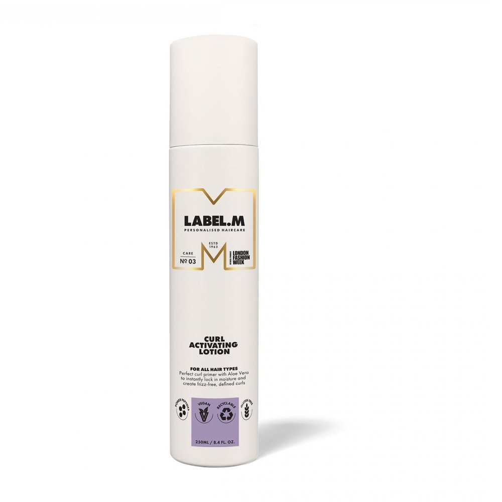 label.m Curl Activating Lotion 250ml - לייבל מ תחליב להגדרת תלתלים