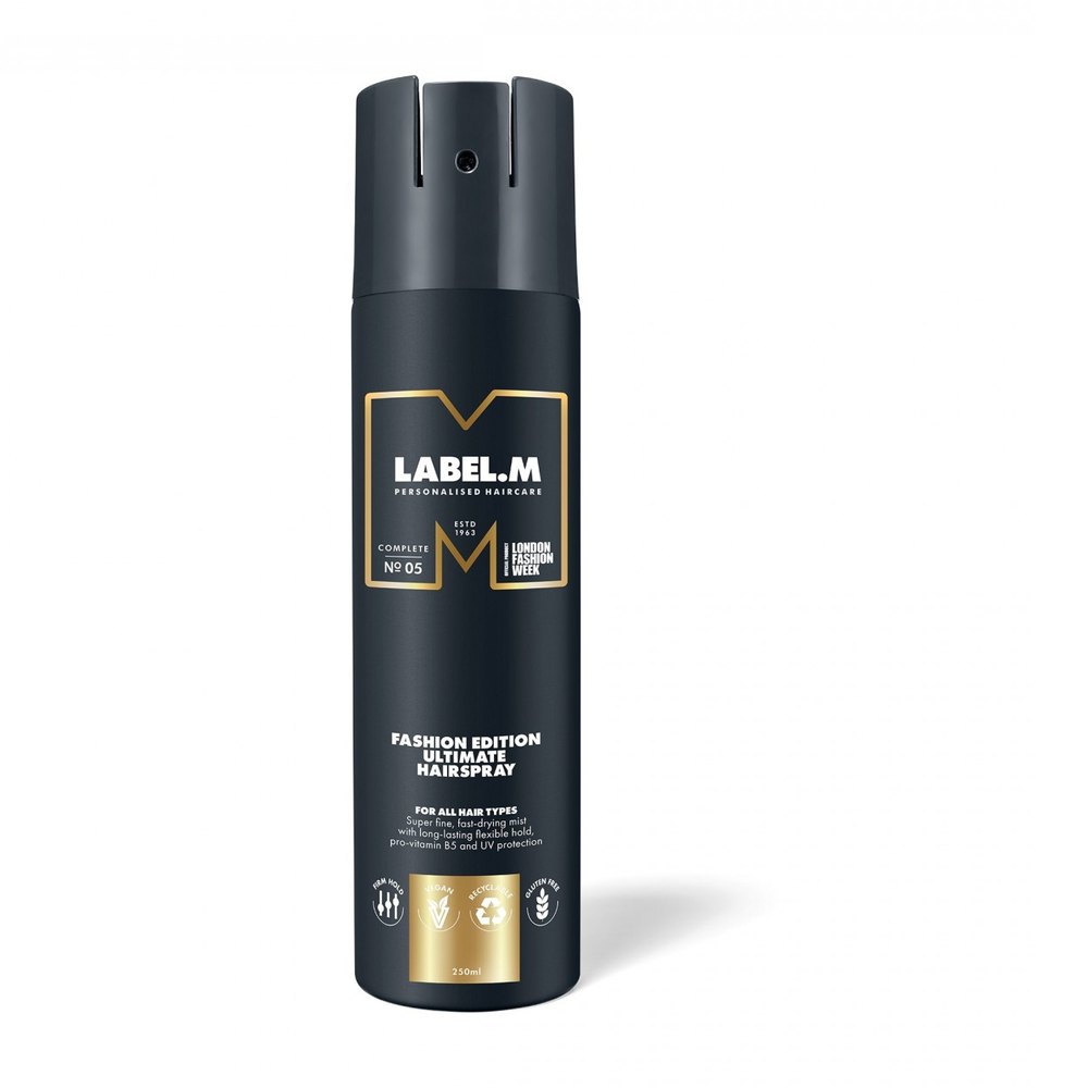 label.m Fashion Edition Ultimate Hairspray 250ml - לייבל מ ספריי לקיבוע השיער