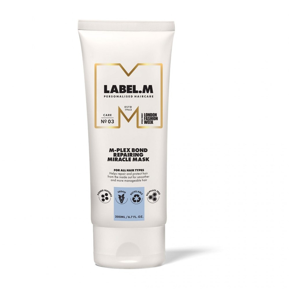 label.m M-Plex Bond Repairing Miracle Mask 200ml - לייבל מ מסכה M-Plex לשיער פגום