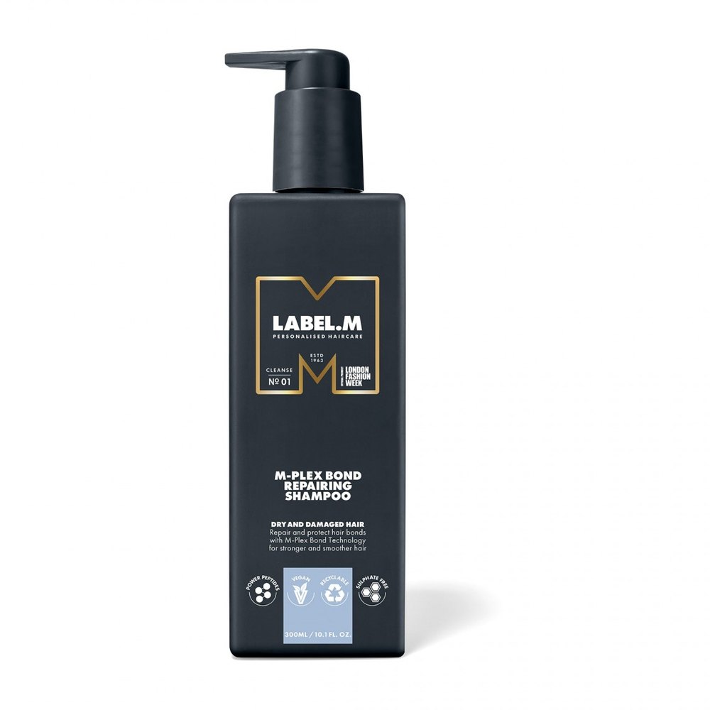 label.m M-Plex Bond Repairing Shampoo 300ml - לייבל מ שמפו M-Plex לשיער יבש ופגום