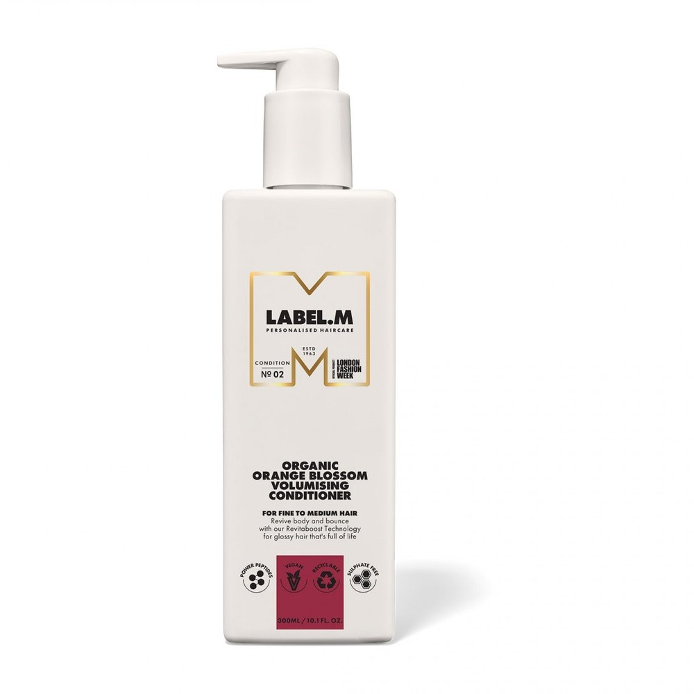 label.m Organic Orange Blossom Volumising Conditioner 300ml - לייבל מ מרכך אורנג' בלוסום לנפח