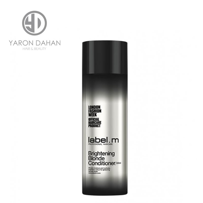 label.m brighting blond condtioner לייבל מ מרכך לשיער בלונד