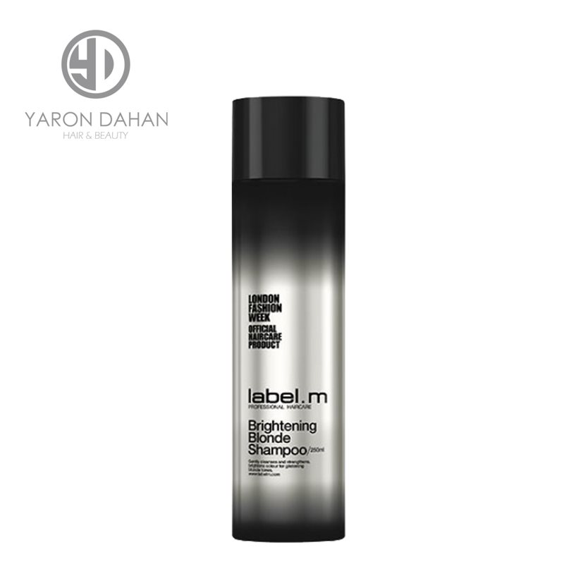 label.m brighting blond shampoo לייבל מ שמפו לשיער בלונד
