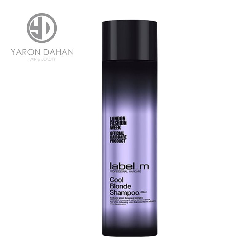 label.m cool blonde shampoo לייבל מ שמפו יבש לשיער בלונד