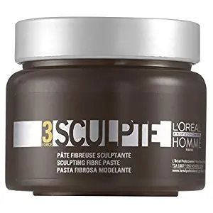 Loreal homme 3 sculpte 150ml לוריאל הום חימר מעצב שיער