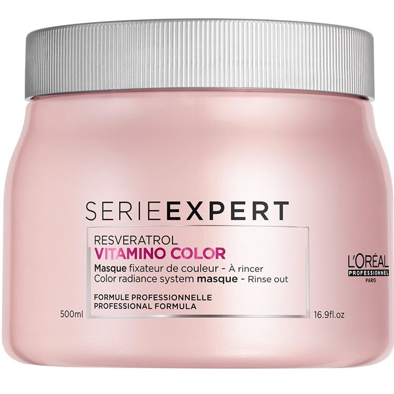 loreal professionnel serie expert vitamino colour resveratrol masque 500ml לוריאל אקספרט מסיכה עם וי