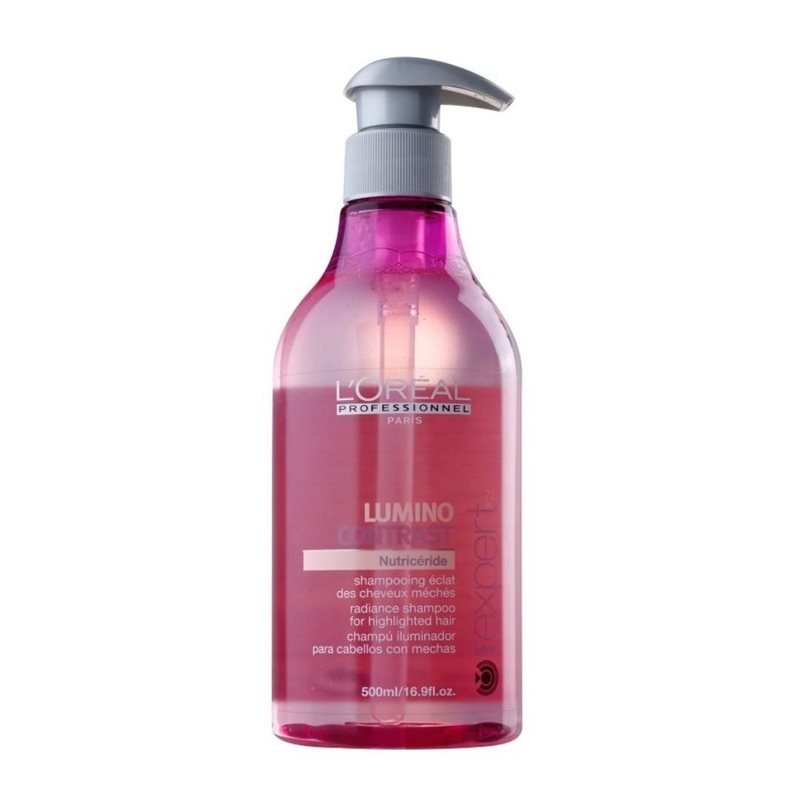loreal serie expert lumino contrast shampoo 500ml לוריאל אקספרט שמפו לשיער צבוע