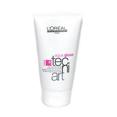 loreal tecni art aqua gloss force 4 לוריאל טכני ארט קרם לעיצוב שיער מספר 4