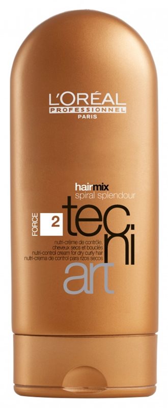 loreal tecni hair mix spiral splendour force 2 לוריאל טכני ארט קרם לעיצוב שיער מספר 2