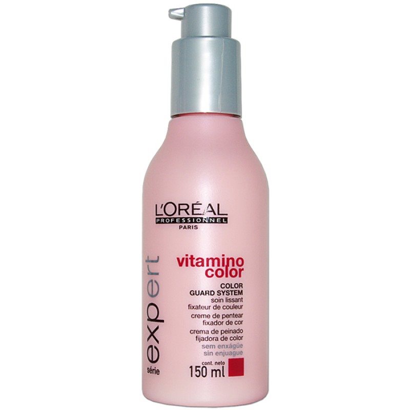 loreal vitamino color guard leave in cream mlלוריאל קרם לשיער עם ויטמינים 150
