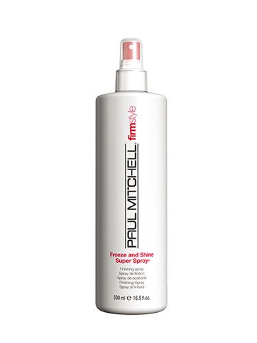 Paul Mitchell Freeze and Shine Super Spray 500ml פול מיטשל סופר ספריי לעיצוב ופיסול השיער